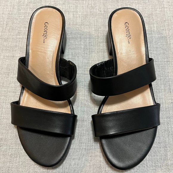 🏷 [30% 2+] Black Heeled Sandals - Picture 2 of 7